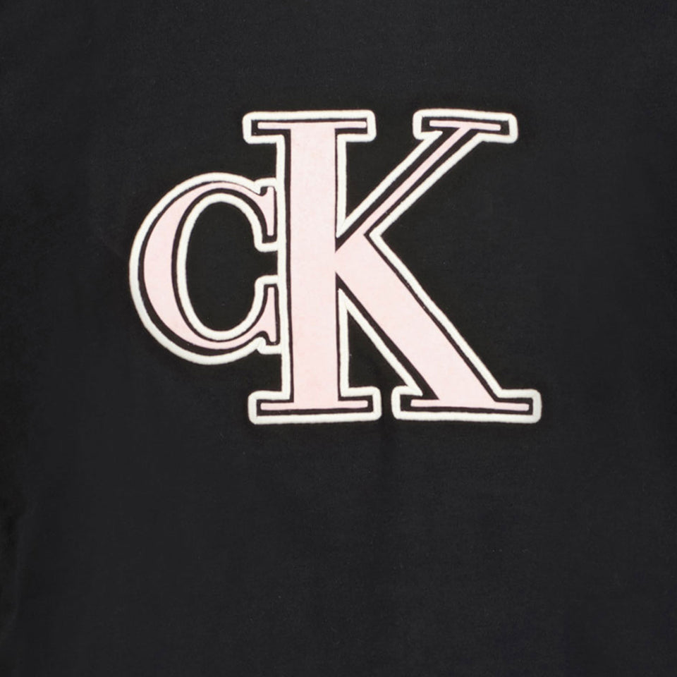 Calvin Klein Girls T-shirt in Black