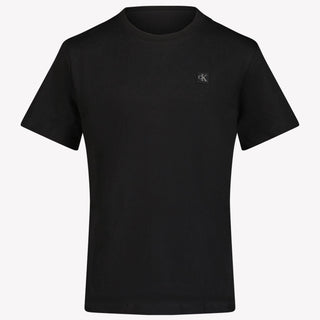 Calvin Klein Kids Unisex T-Shirt in Black