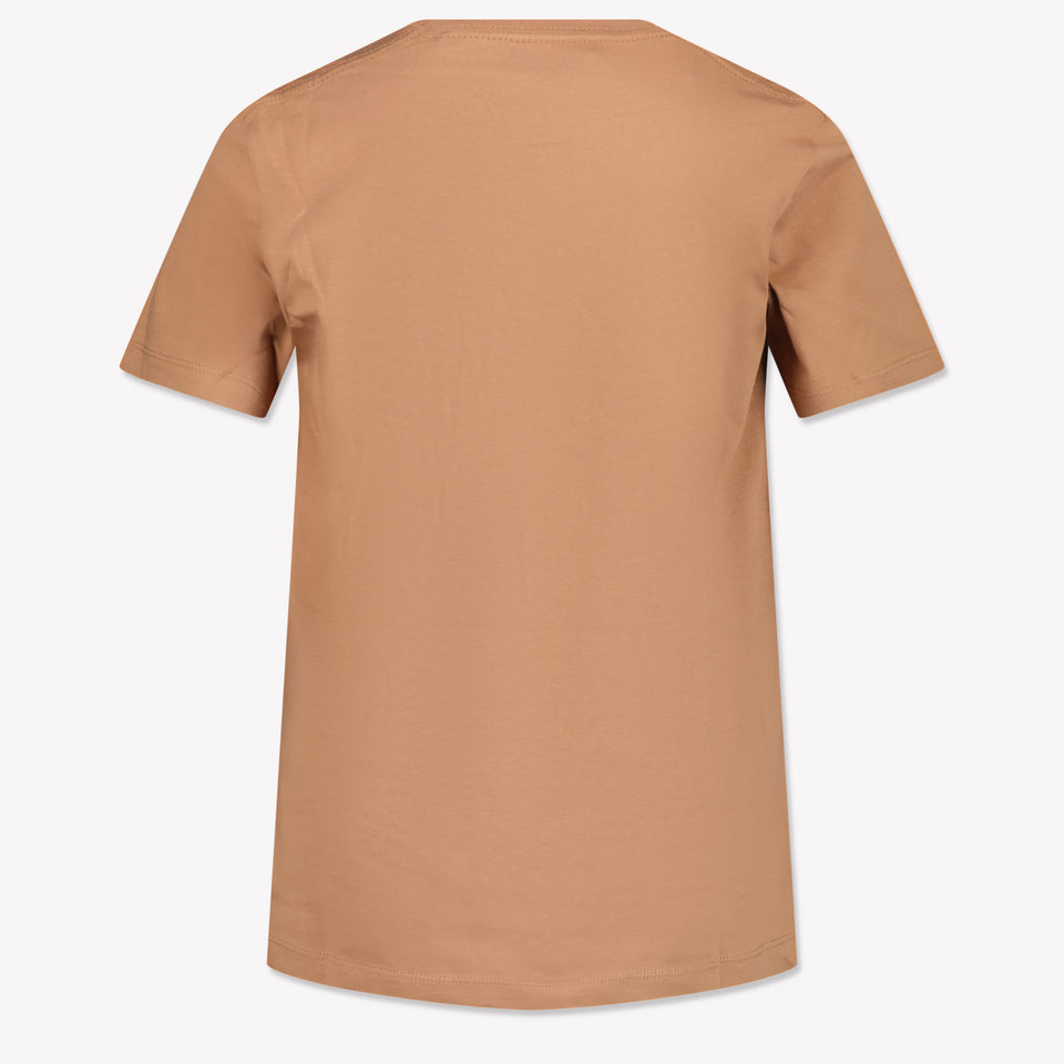 Calvin Klein Kinder Unisex T-Shirt In Licht Bruin