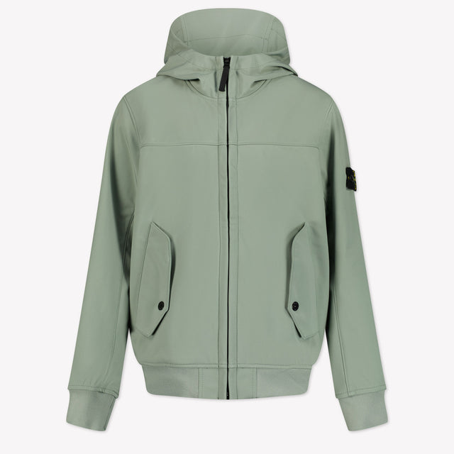 Stone Island Kinder Jongens Tussenjas In Licht Groen