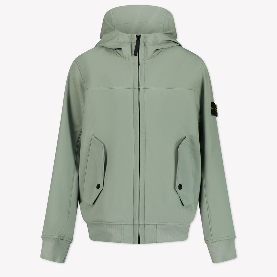 Stone Island Kinder Jongens Tussenjas In Licht Groen