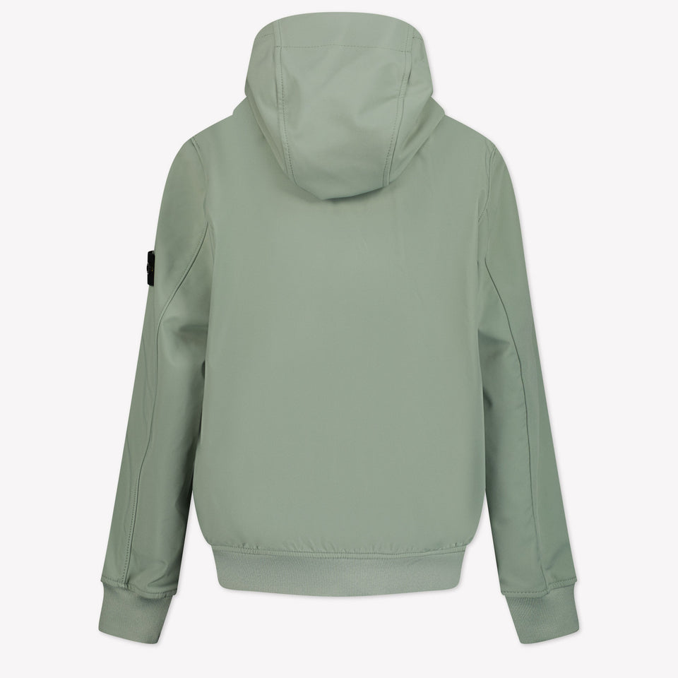 Stone Island Kinder Jongens Tussenjas In Licht Groen