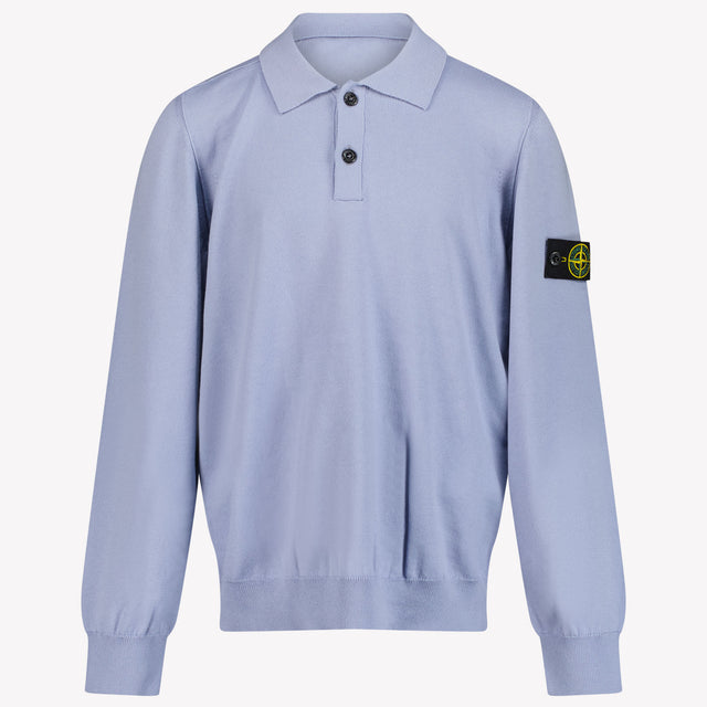 Stone Island Kinder Jongens Trui In Licht Blauw