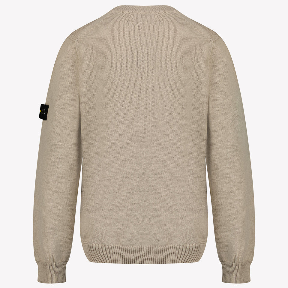 Stone Island Kinder Jongens Trui In Beige