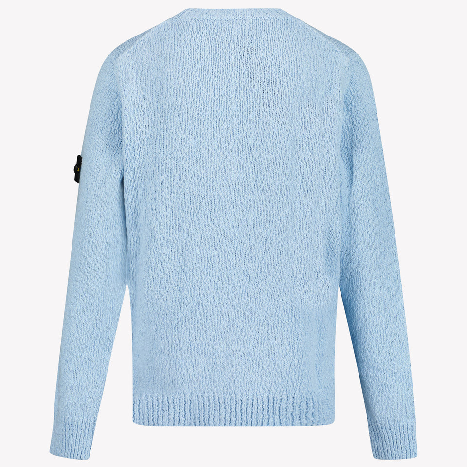 Stone Island Kinder Jongens Trui In Licht Blauw