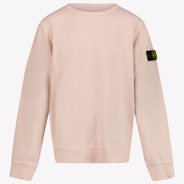 Stone Island Kinder Meisjes Trui In Licht Roze