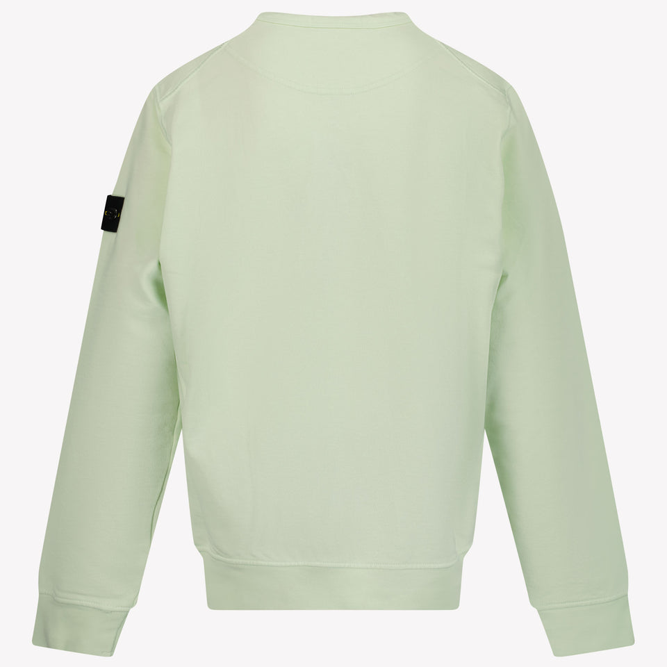 Stone Island Kids Boys Sweater in Lime