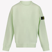 Stone Island Kids Boys Sweater in Lime