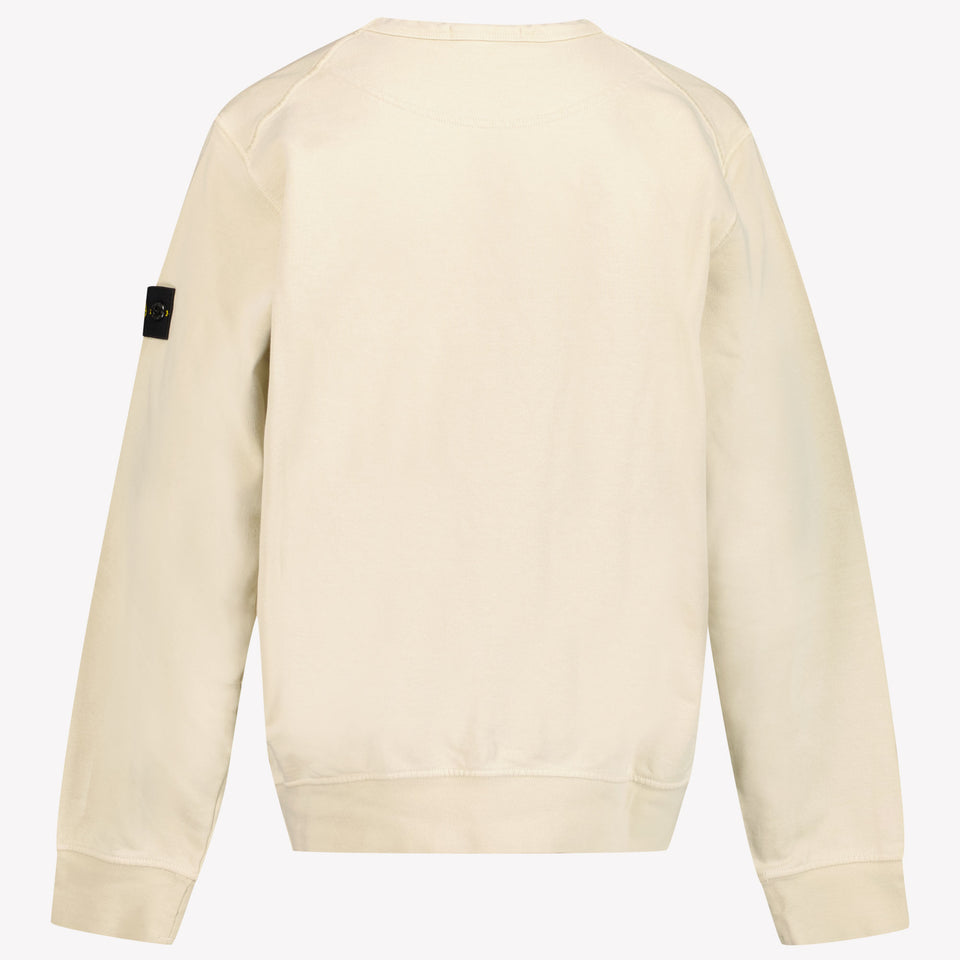 Stone Island Kids Boys Sweater in Sand