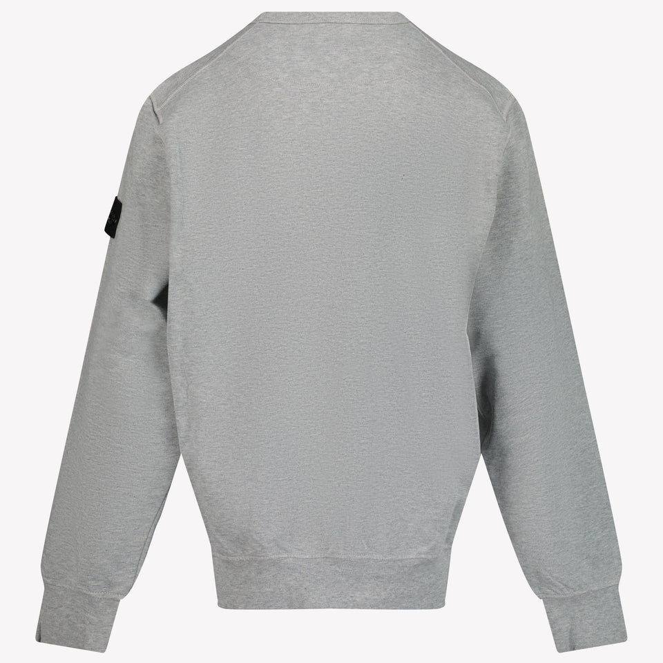 Stone Island Kids Boys Sweater in Gray