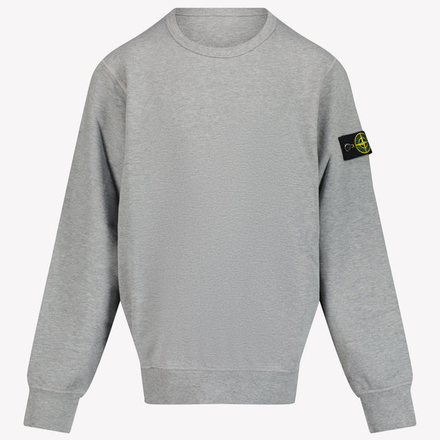 Stone Island Kids Boys Sweater in Gray