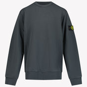 Stone Island Kids Boys Sweater in Anthracite