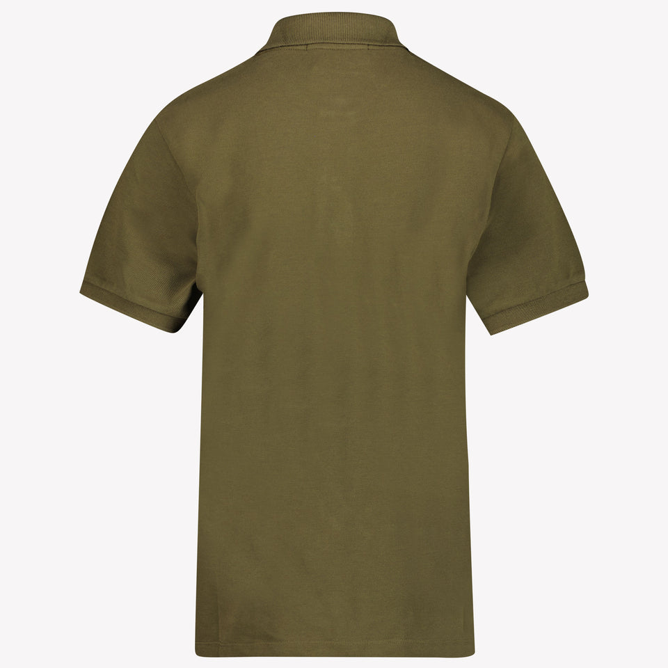 Stone Island Kids Boys Polo in Army