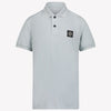 Stone Island Kids Boys Polo  Light Blue