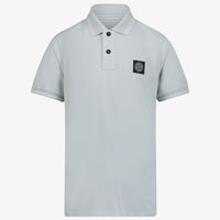 Stone Island Kids Boys Polo  Light Blue