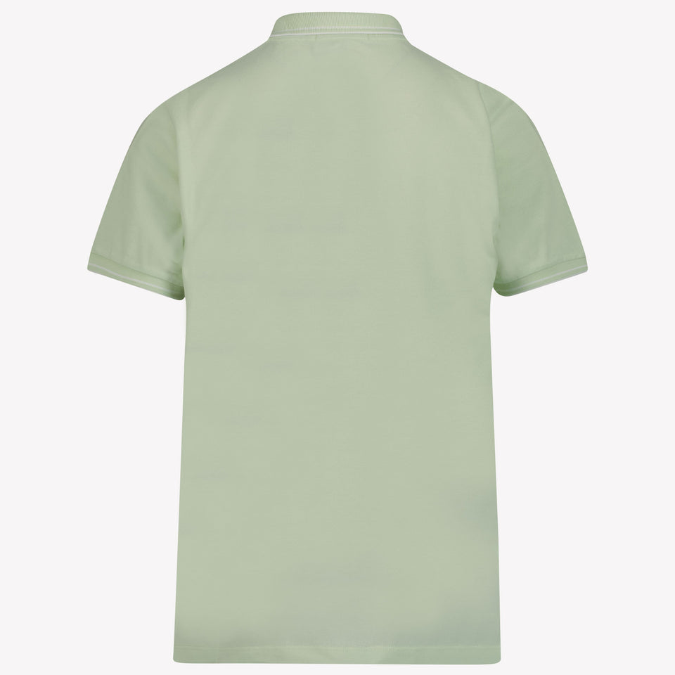 Stone Island Kids Boys Polo in Lime