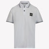 Stone Island Kids Boys Polo  White