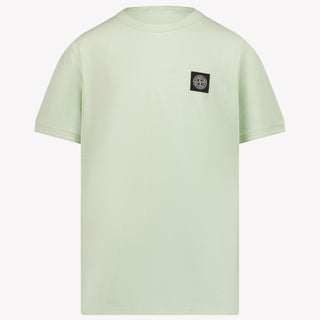 Stone Island Kids Boys in T-Shirt Lime