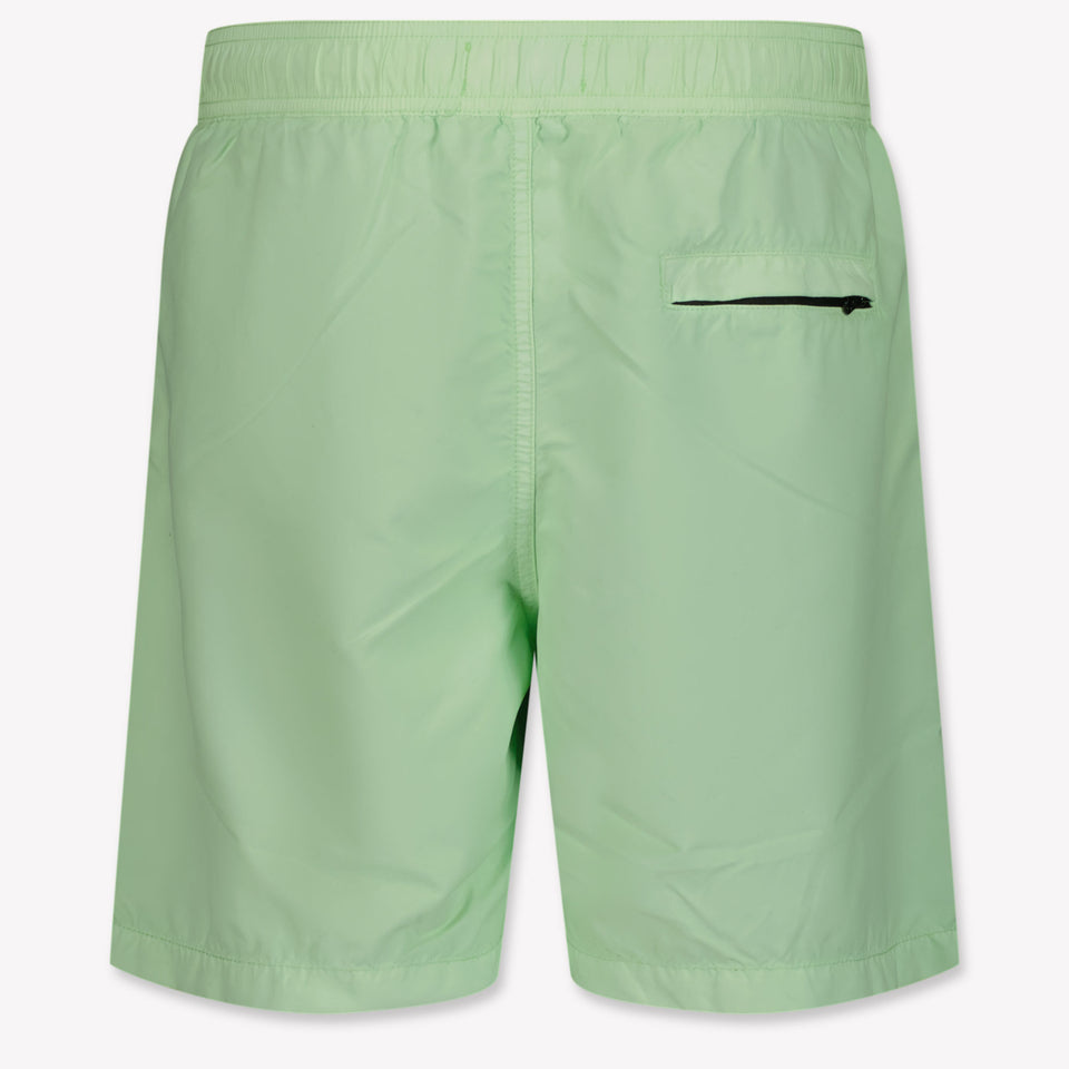 Stone Island Kids Boys Swimwear In Lime