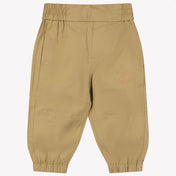 Burberry Baby Unisex Trousers in Beige