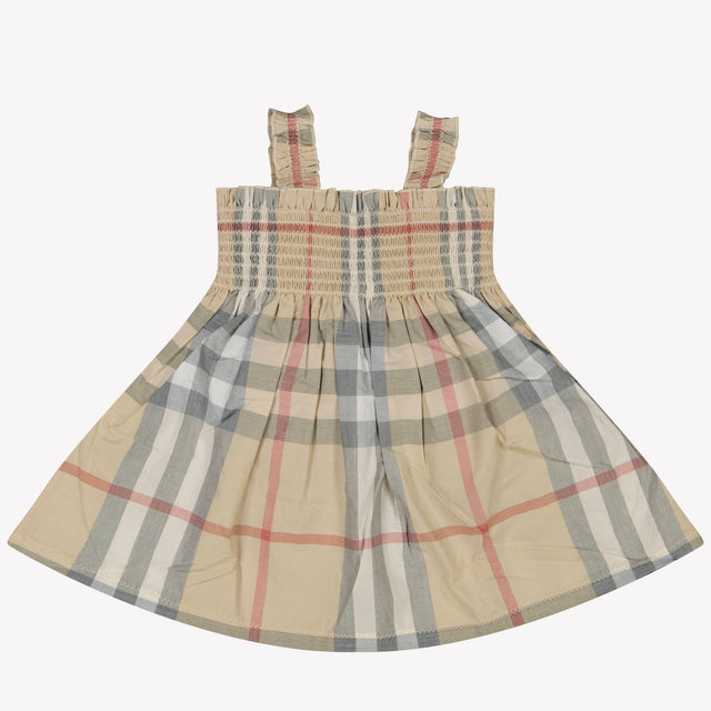 Burberry Tegan Baby Girls Dress in Beige