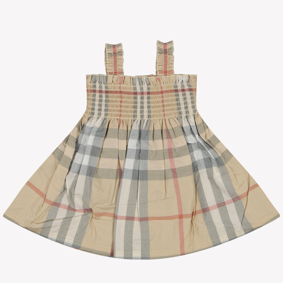 Burberry TEGAN Baby Meisjes Jurk In Beige