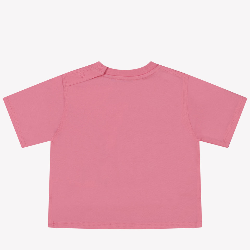 Burberry Cedar Baby Girls T-Shirt in Pink