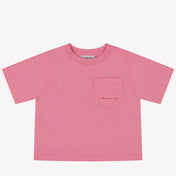 Burberry Cedar Baby Girls T-Shirt in Pink