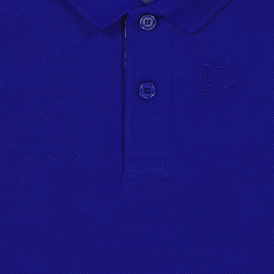 Burberry JOHANE Baby Jongens Polo In Cobalt Blauw