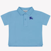 Burberry Johane Baby Boys Polo in Light Blue