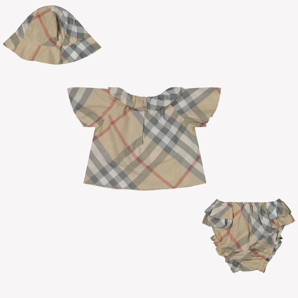 Burberry Emmie Baby Girls Set in Beige