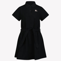 Burberry Astrid Polo Kids Girls Dress  Black
