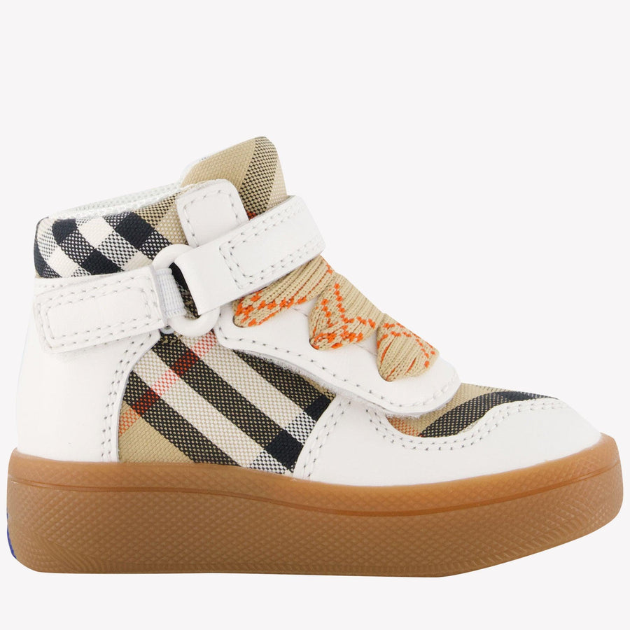 Burberry Sheldon Unisex Sneakers  Beige