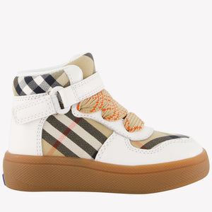 Burberry Sheldon Unisex Sneakers  Beige