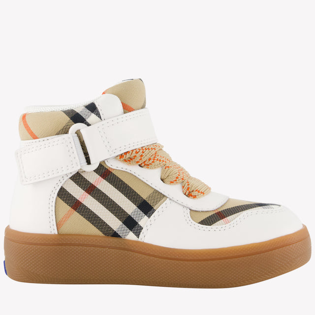 Burberry Sheldon Unisex Sneakers in Beige