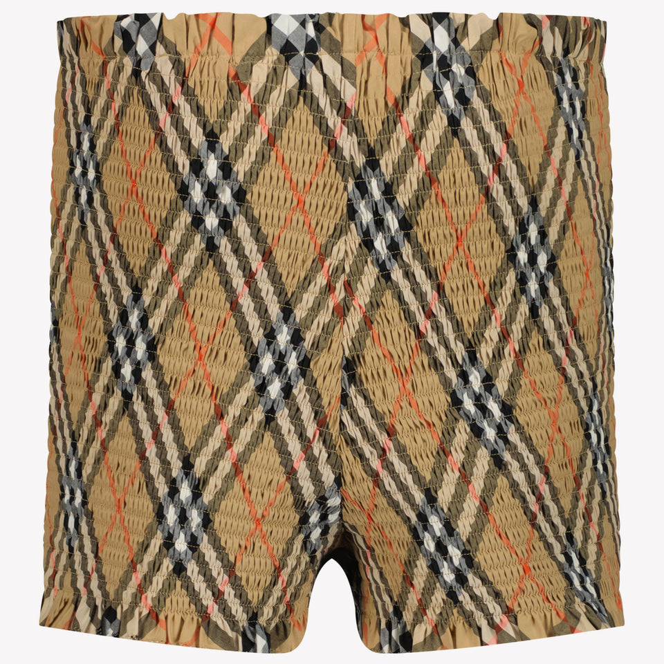 Burberry Remy Kids Girls Shorts In Beige