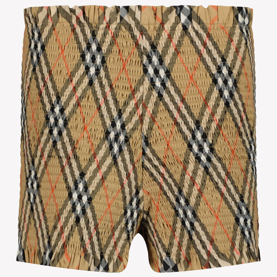 Burberry Remy Kids Girls Shorts In Beige