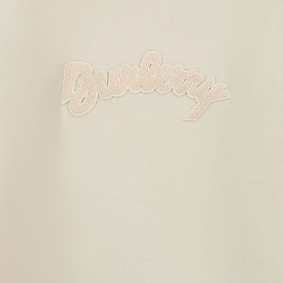 Burberry CEDAR Kinder Jongens T-Shirt In Off White