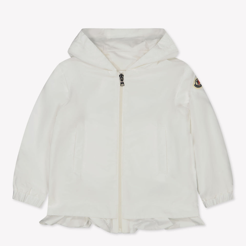 Moncler Dana Baby Meisjes Zomerjas In Wit