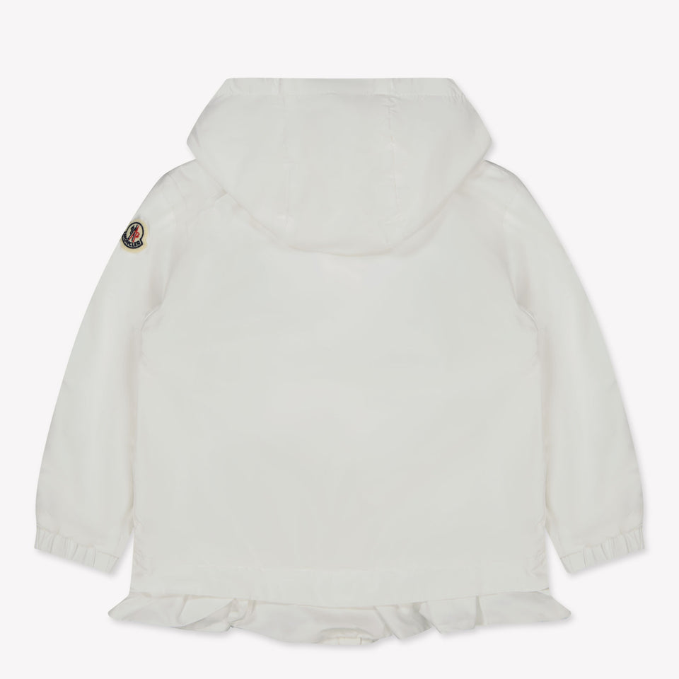 Moncler Dana Baby Meisjes Zomerjas In Wit