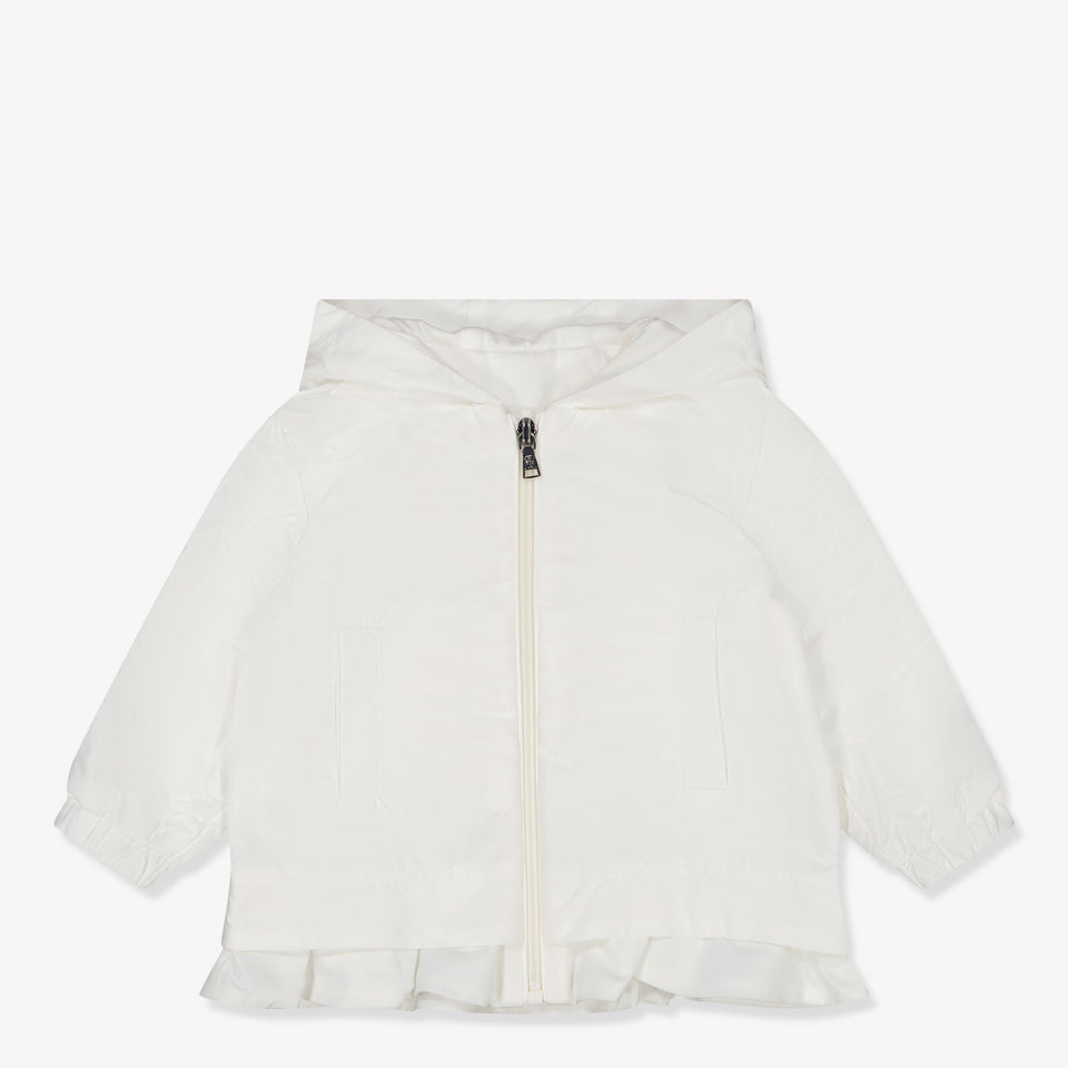 Moncler Dana Baby Meisjes Zomerjas In Wit