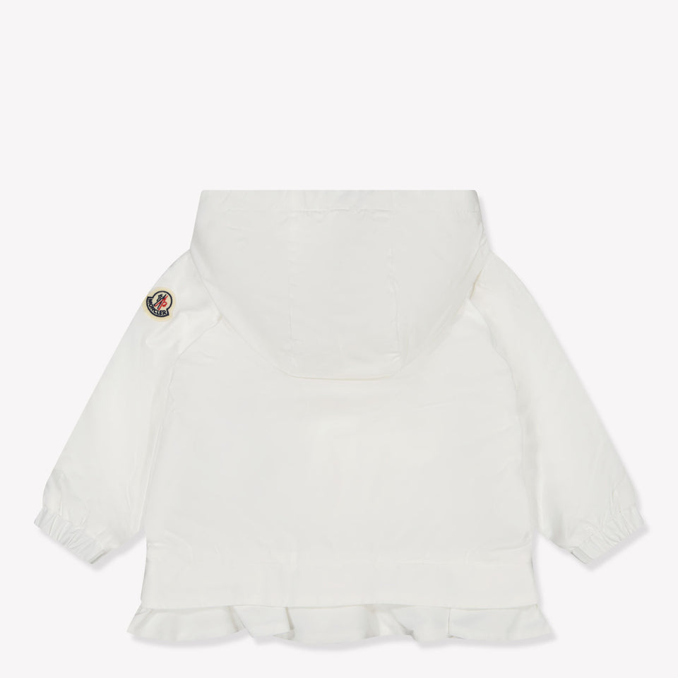 Moncler Dana Baby Meisjes Zomerjas In Wit