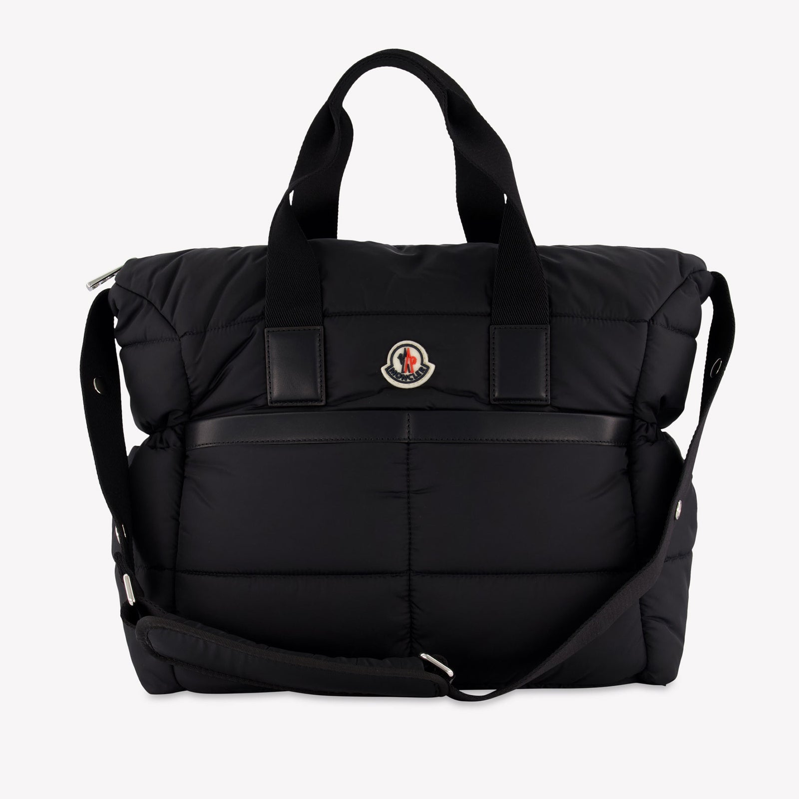 Moncler Baby Unisex Diaper Bag In Black