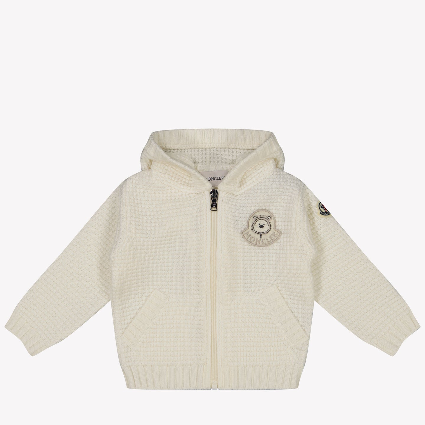 Moncler Baby Unisex Vest In Off White