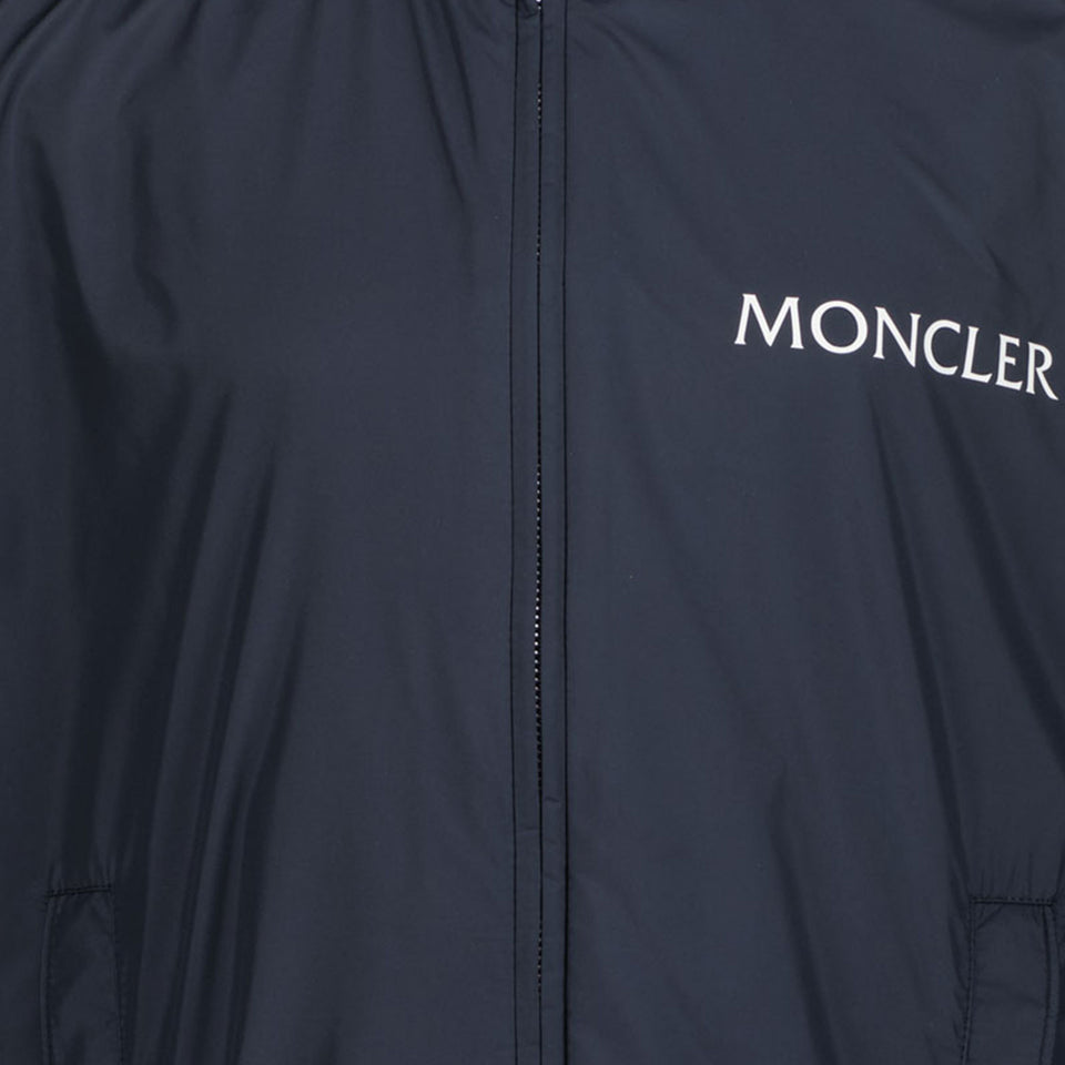 Moncler Warne Kids Boys Summerjacket In Navy