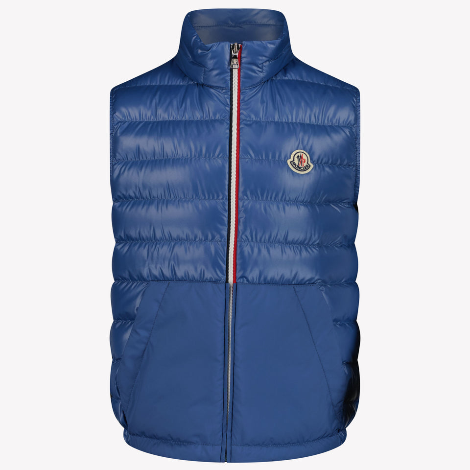 Moncler Apatou Kids Boys Bodywarmer in Blue