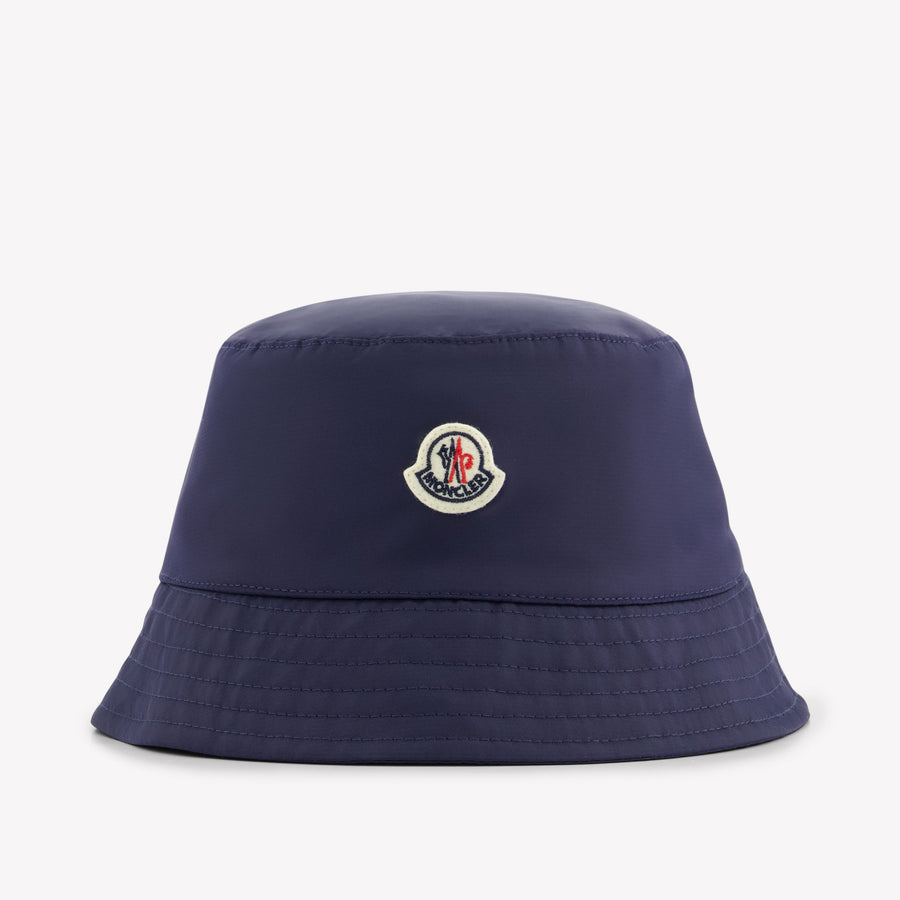 Moncler Unisex Kids Hat in Navy
