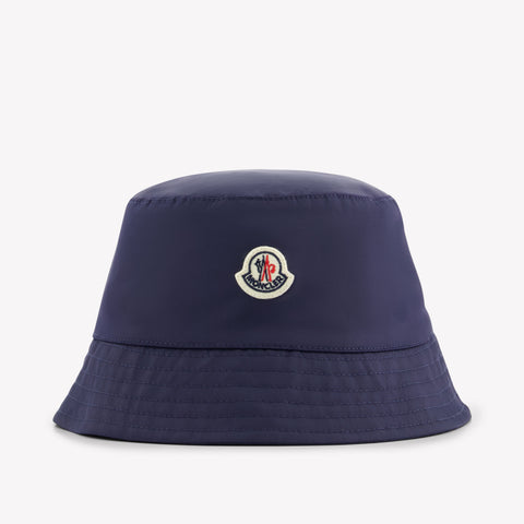 Moncler Kids Unisex Hat  Navy