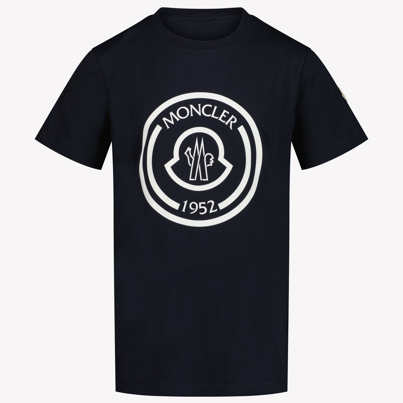 Moncler Kinder Jongens T-Shirt In Navy