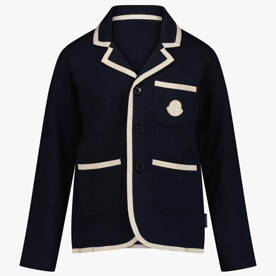 Moncler Kids Girls Jacket in Navy